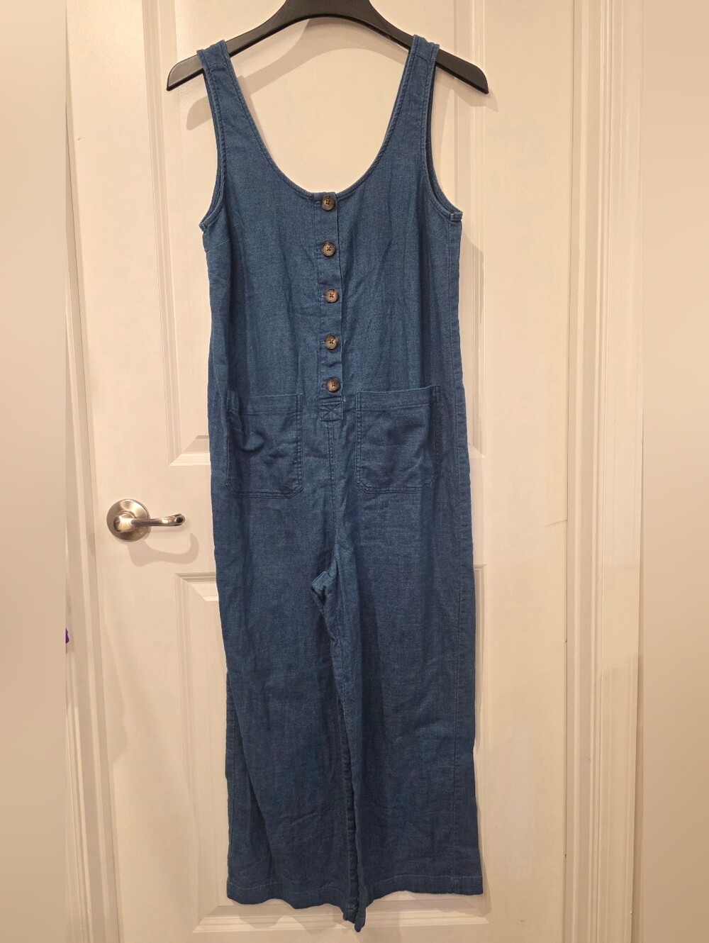 Marine Layer Sydney Jumpsuit in the Indigo colorway